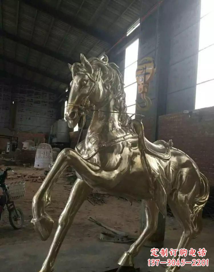 东莞奔马铜雕