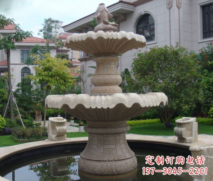 东莞别墅景观欧式喷泉石雕 (3)