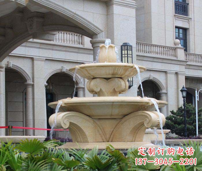 东莞别墅景观欧式喷泉石雕_1