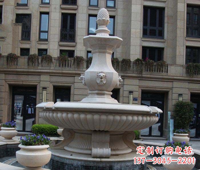 东莞别墅景观欧式喷泉石雕_2