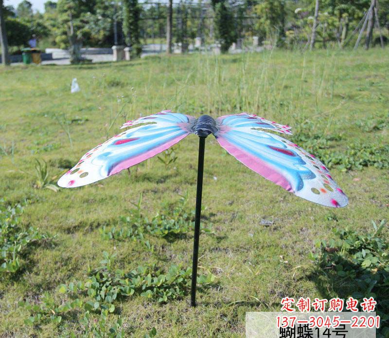 东莞不锈钢彩色蝴蝶雕塑1