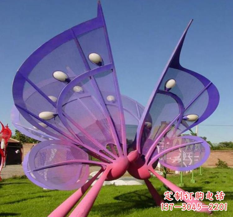 东莞不锈钢彩色蝴蝶雕塑