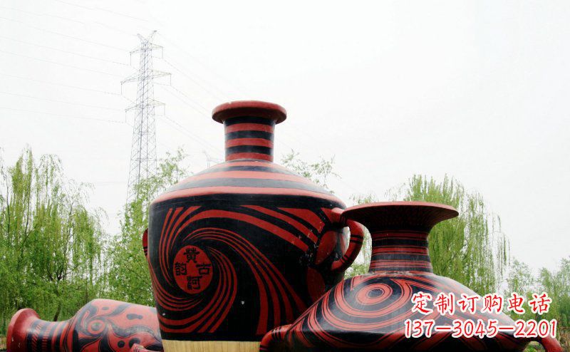 东莞不锈钢彩色花盆雕塑