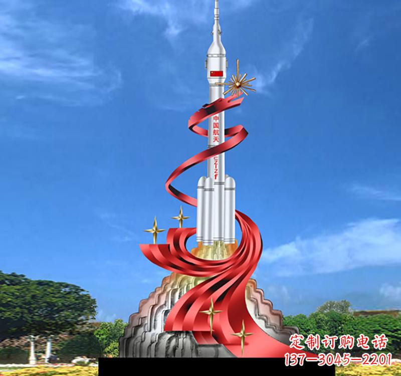 东莞不锈钢嫦娥飞天标识雕塑