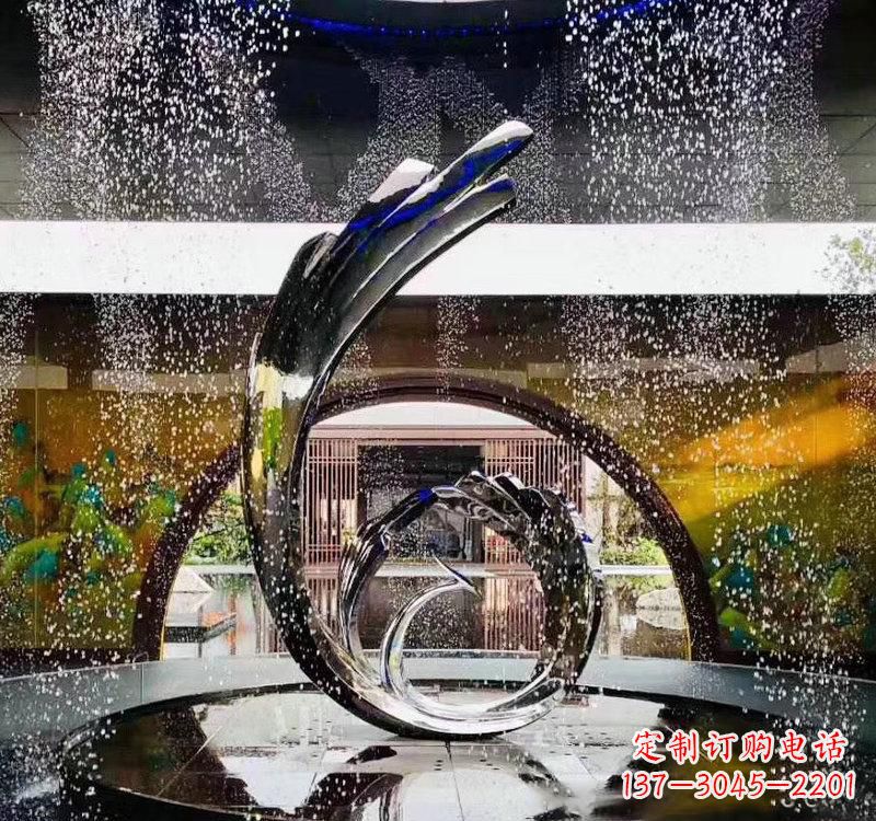 东莞不锈钢城市景观喷泉雕塑