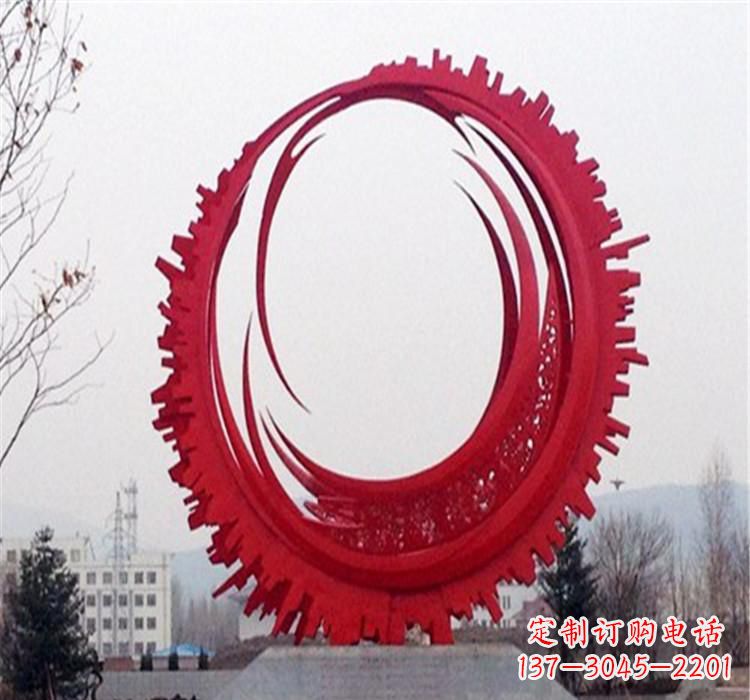 东莞不锈钢抽象齿轮雕塑
