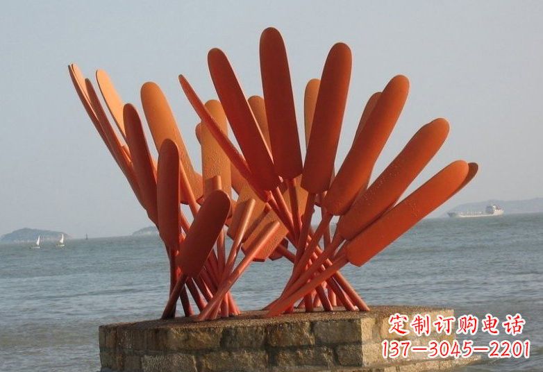 东莞不锈钢船桨雕塑