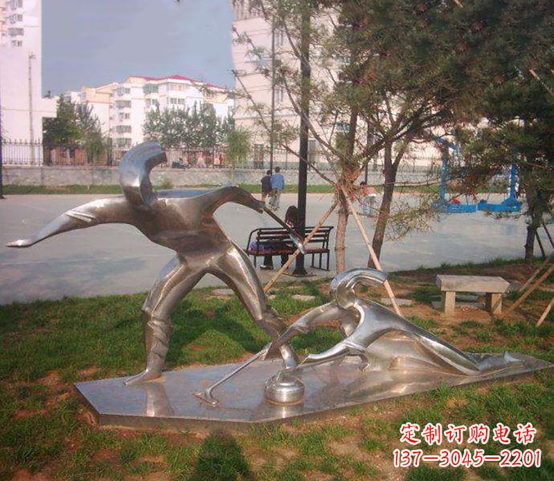 东莞不锈钢创意冰壶雕塑大赛