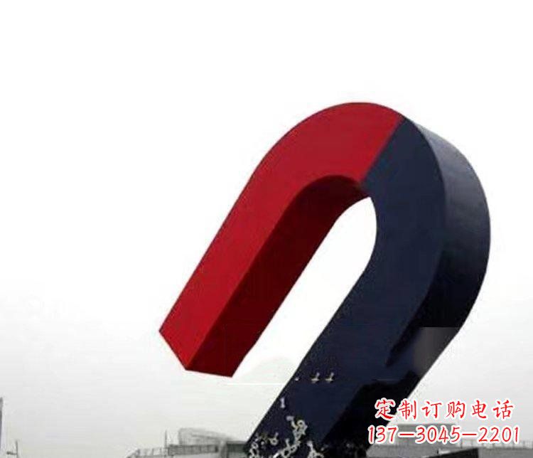 东莞不锈钢磁铁广场雕塑