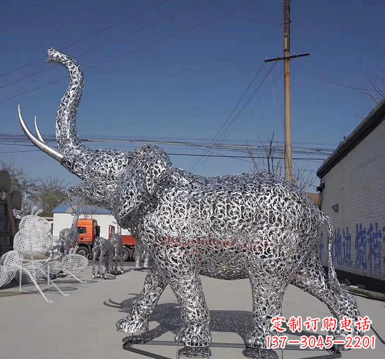 东莞不锈钢大象雕塑