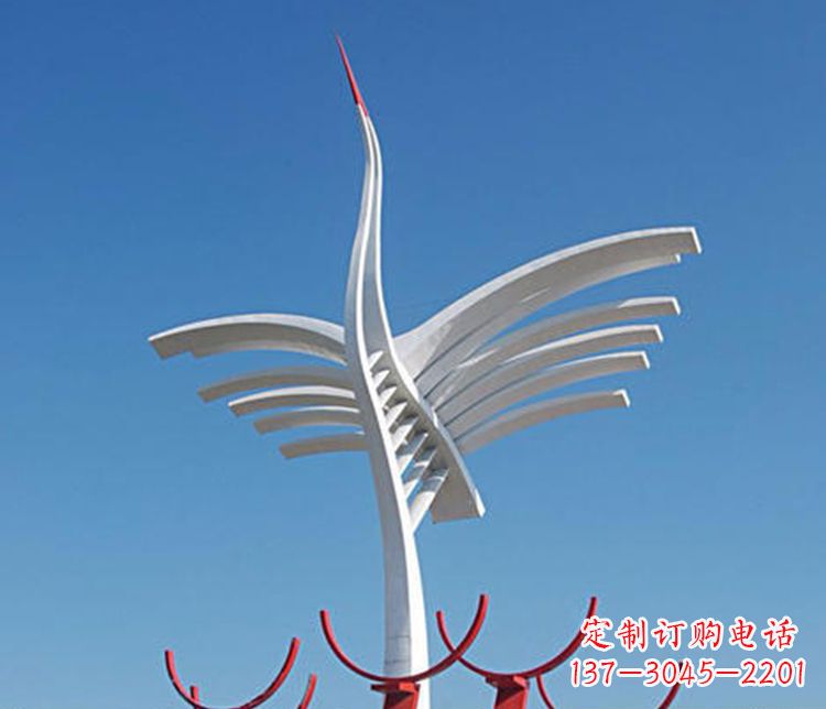 东莞不锈钢大雁雕塑 (3)
