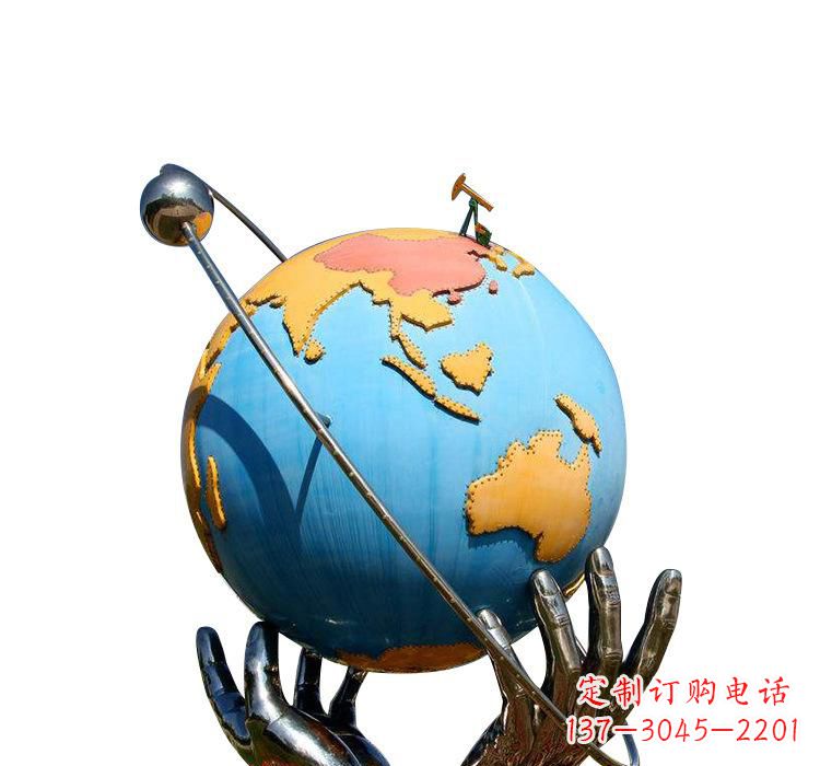 东莞不锈钢地球雕塑2