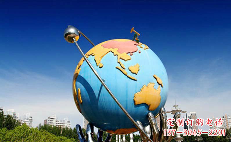 东莞不锈钢地球仪雕塑 (3)