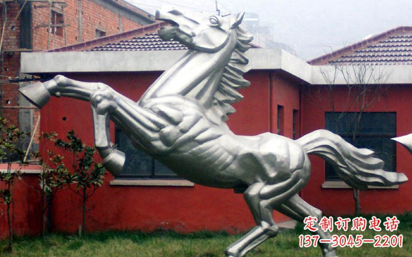 东莞不锈钢动物奔马雕塑