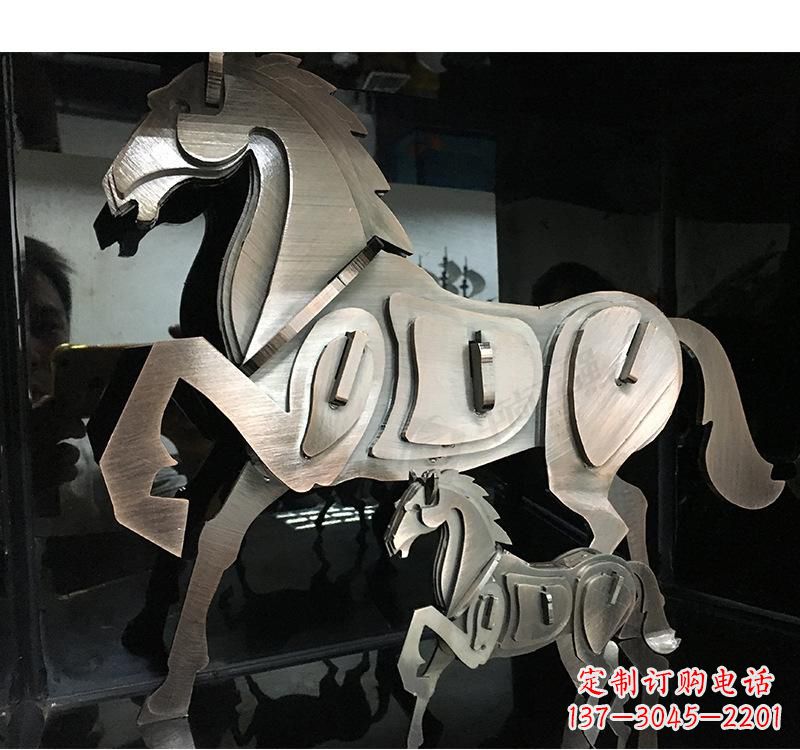 东莞不锈钢动物马雕塑
