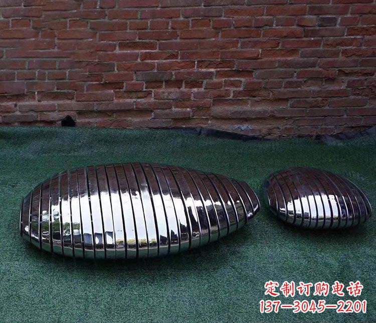 东莞不锈钢鹅卵石雕塑1