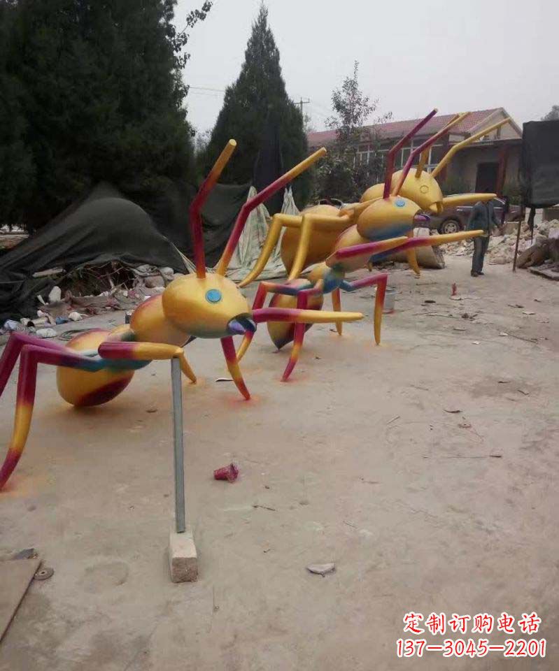 东莞精美的不锈钢蚂蚁雕塑