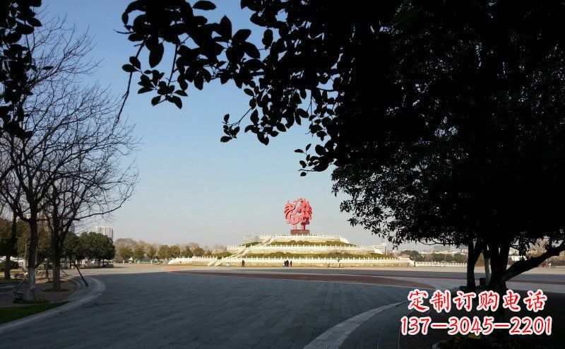 东莞不锈钢凤凰广场雕塑