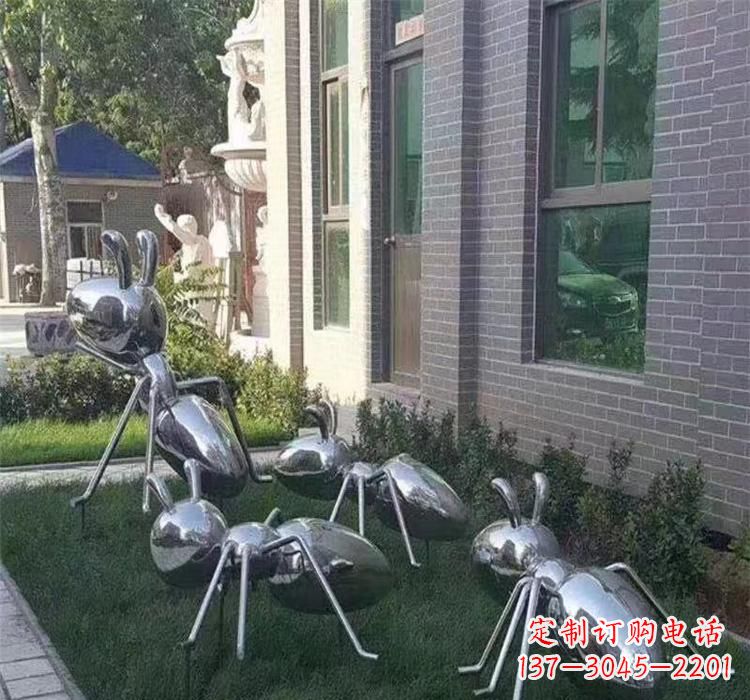 东莞不锈钢公园蚂蚁雕塑