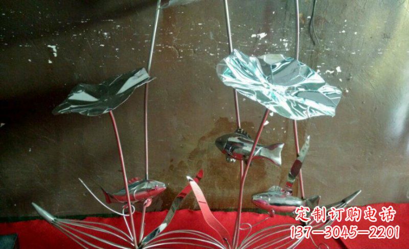 东莞不锈钢荷花雕塑