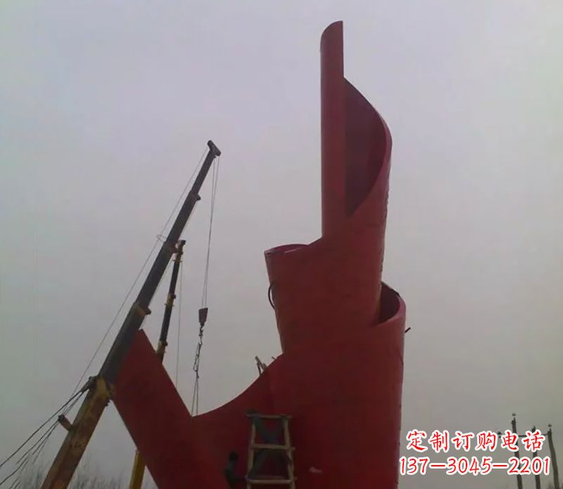 东莞不锈钢火炬雕塑点燃社会进步的火炬