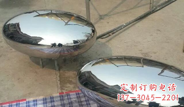 东莞不锈钢鸡蛋蛋雕塑