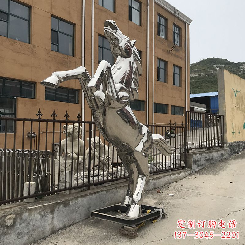 东莞不锈钢马雕塑精美绝伦