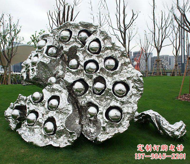 东莞不锈钢莲蓬雕塑——精美极致的艺术品