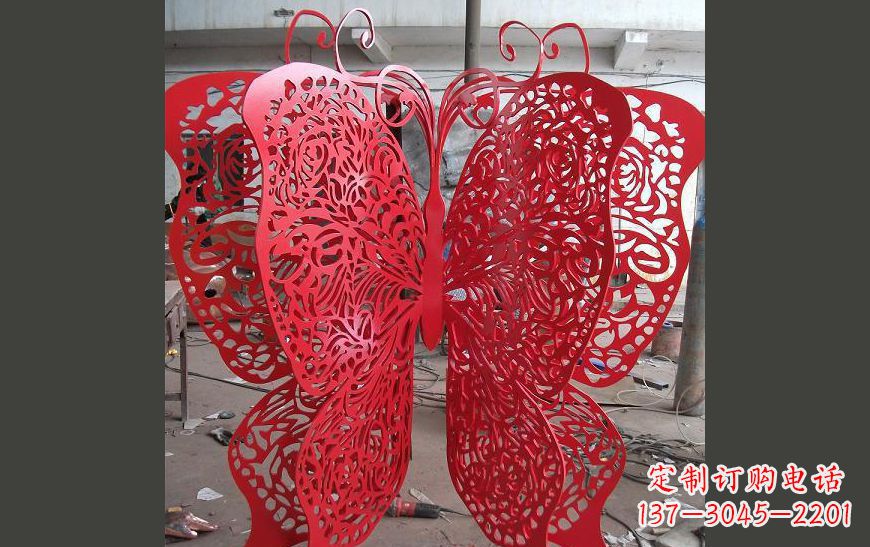 东莞不锈钢蝴蝶公园景观雕塑