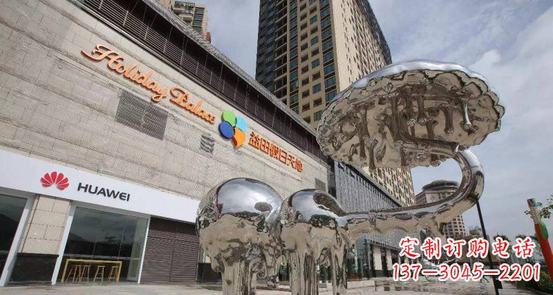 东莞不锈钢门前的大象雕塑
