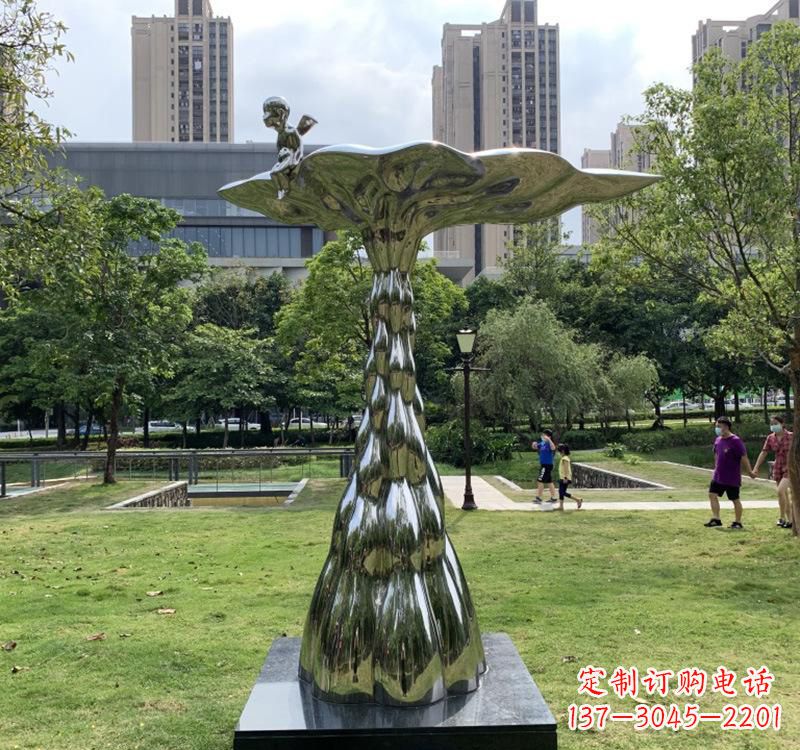 东莞不锈钢现代水滴雕塑美轮美奂的艺术精品