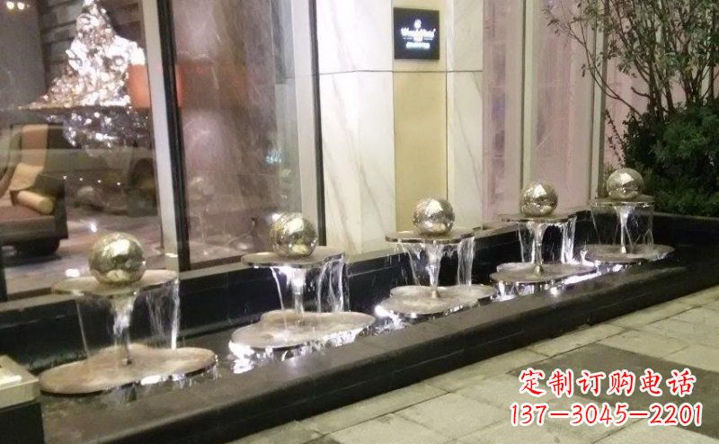 东莞不锈钢小喷泉雕塑美丽之灵