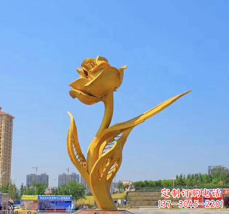 东莞精美不锈钢紫荆花雕塑