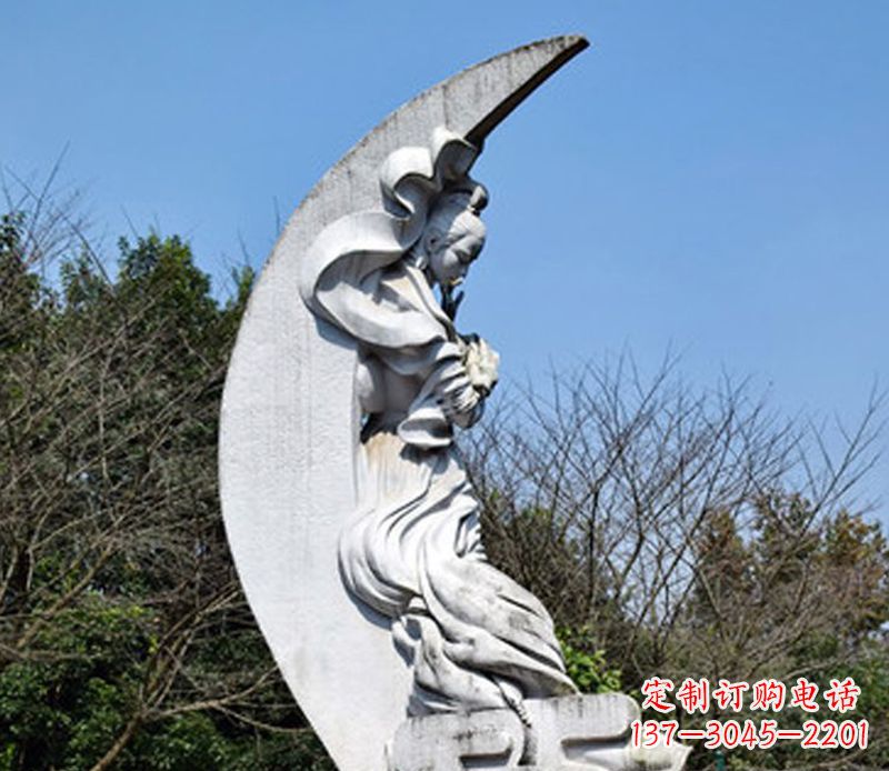 东莞嫦娥奔月石雕