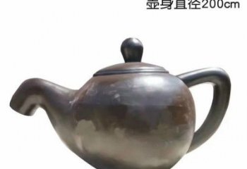 东莞青铜茶壶雕塑——彰显传统文化的艺术精髓