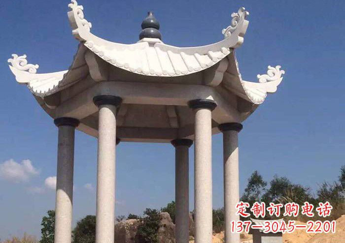 东莞大理石凉亭雕塑——传承古代工艺之精粹