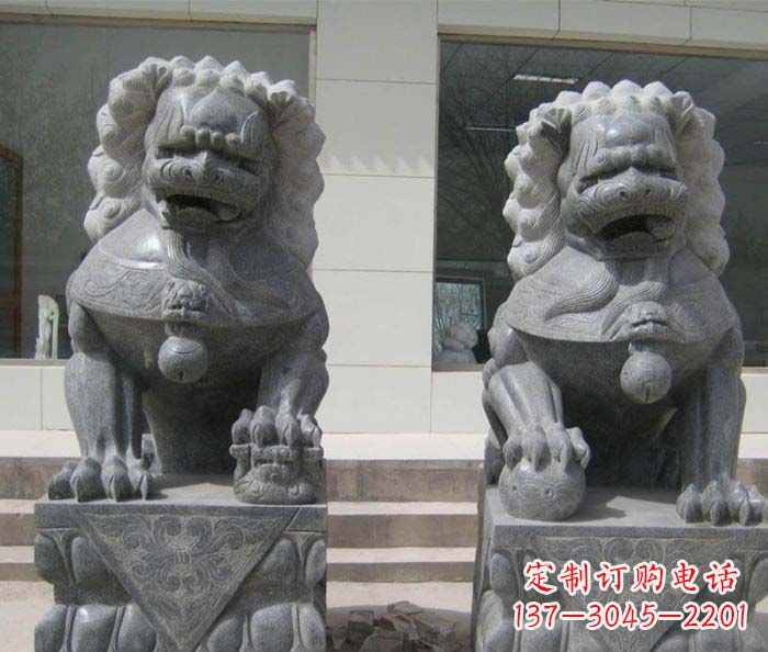 东莞大理石仿古石狮子