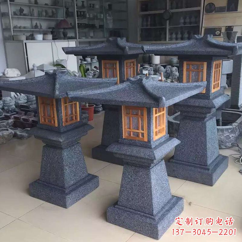 东莞大理石仿汉阙石雕灯笼