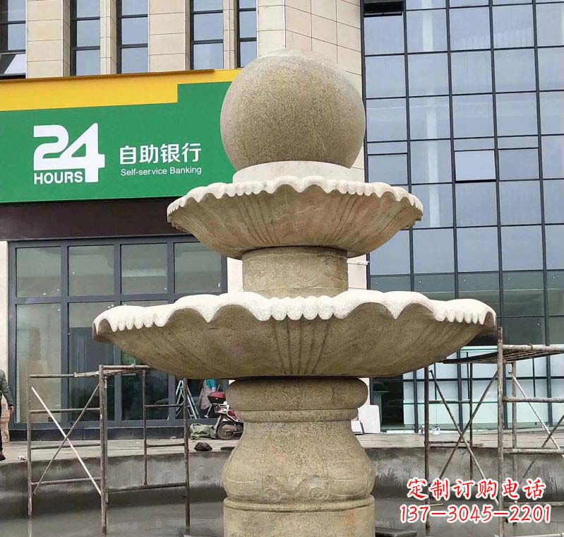东莞大理石风水球喷泉雕塑——振奋人心的艺术杰作