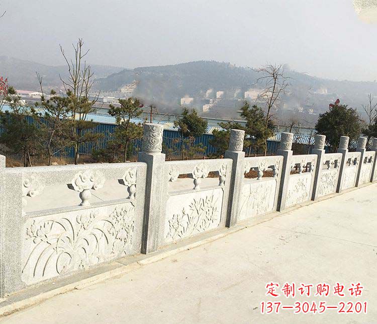 东莞大理石护城河栏板石雕