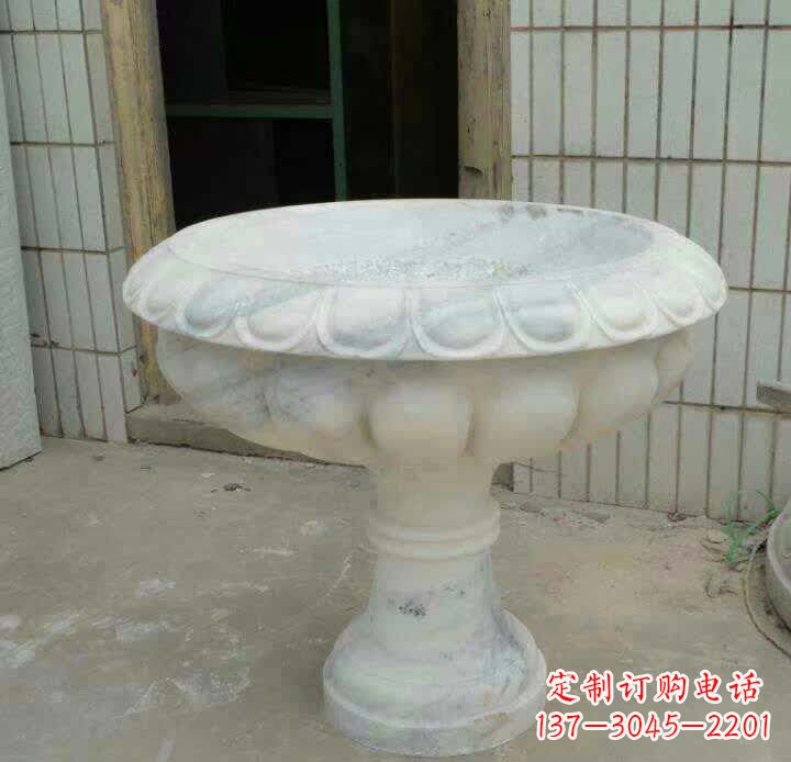 东莞大理石花盆雕塑