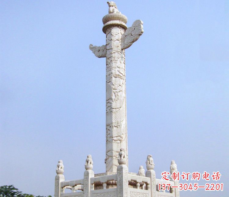 东莞大理石华表雕塑