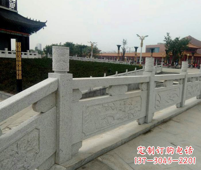 东莞大理石景区栏板石雕_1