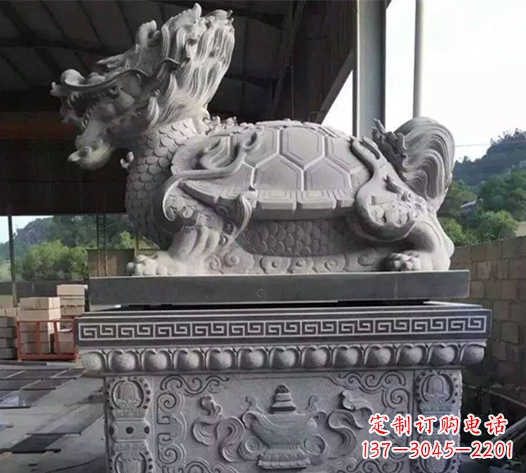 东莞大理石龙龟石雕