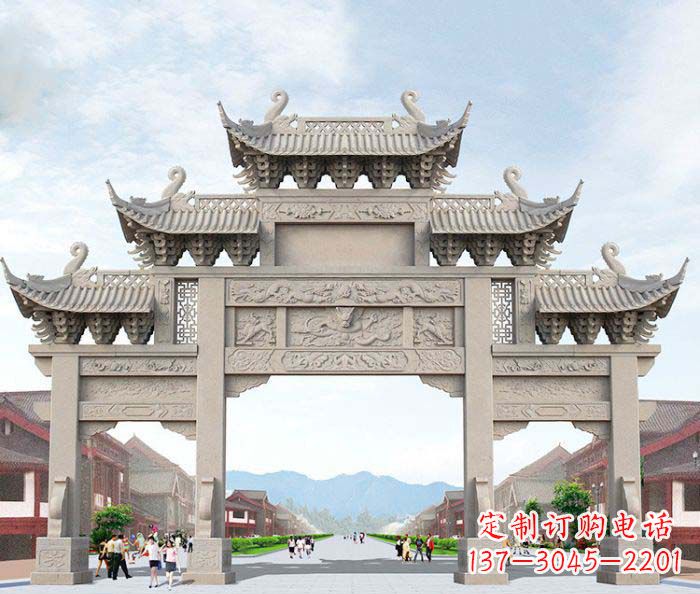东莞大理石牌坊石雕艺术品