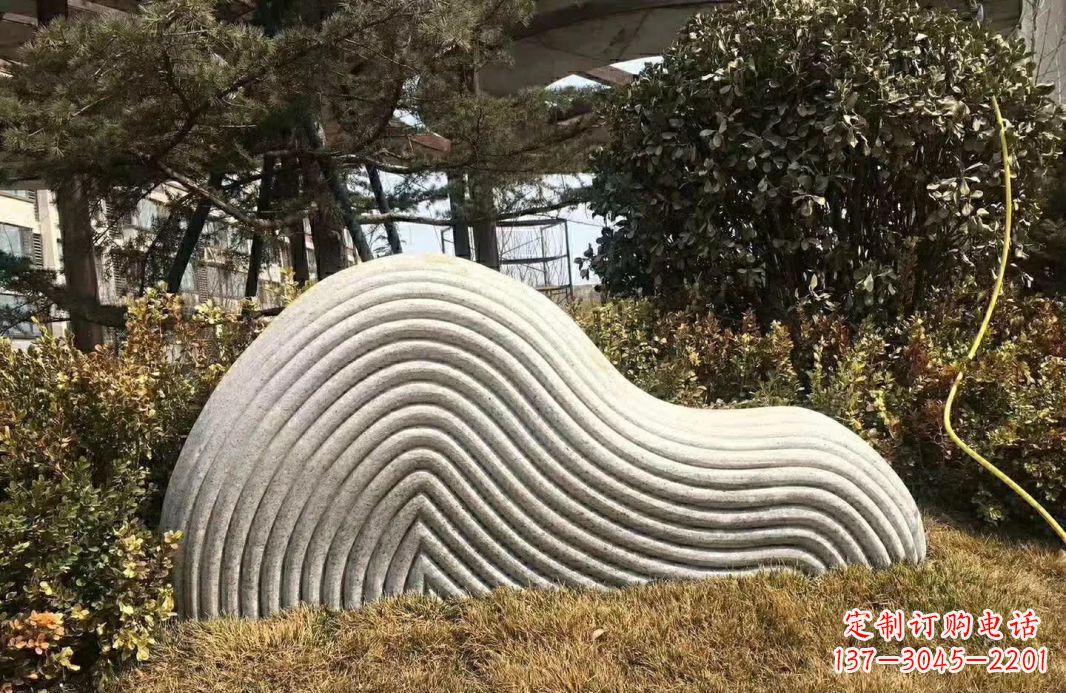 东莞高雅大理石纹理假山雕塑