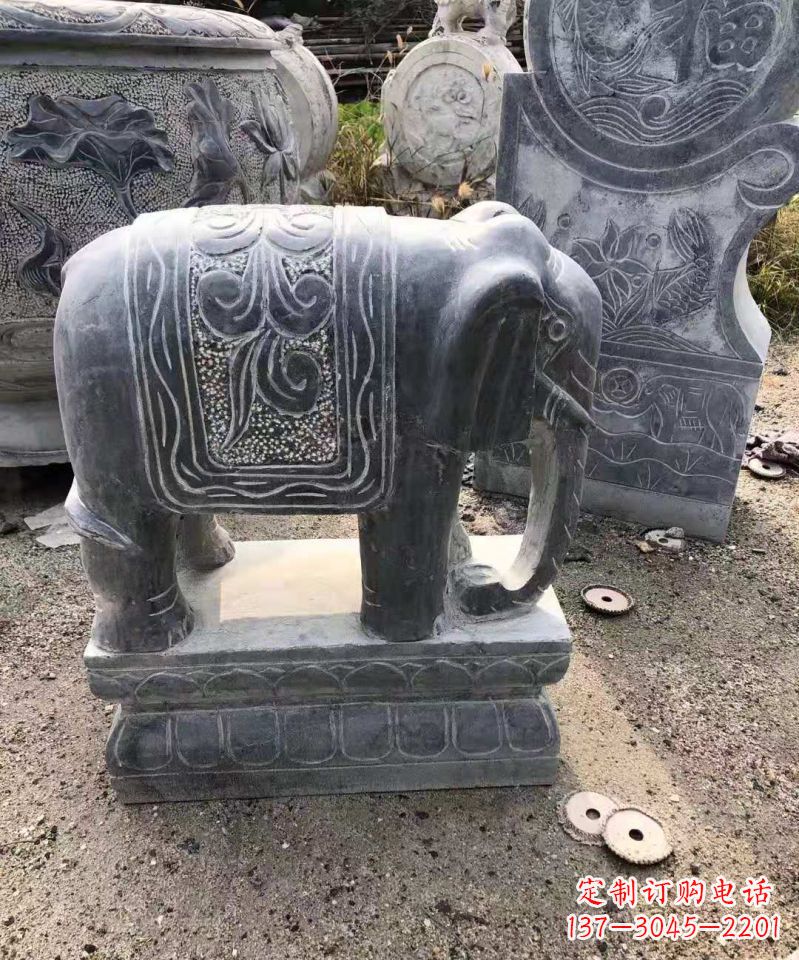 东莞大理石大象雕塑