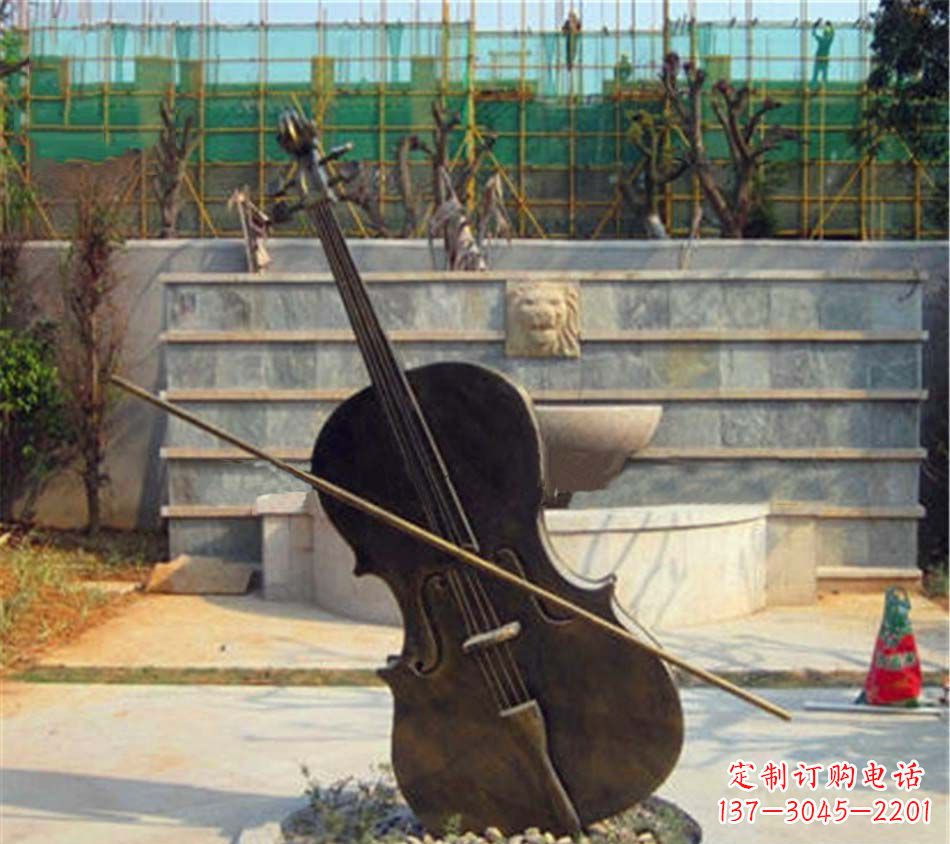 东莞大提琴铜雕