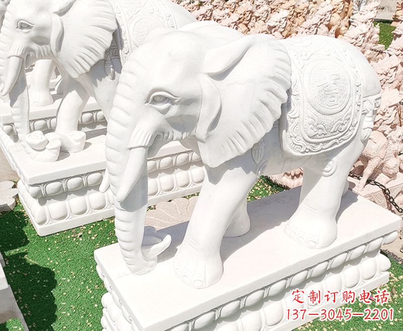 东莞大象石雕雕塑