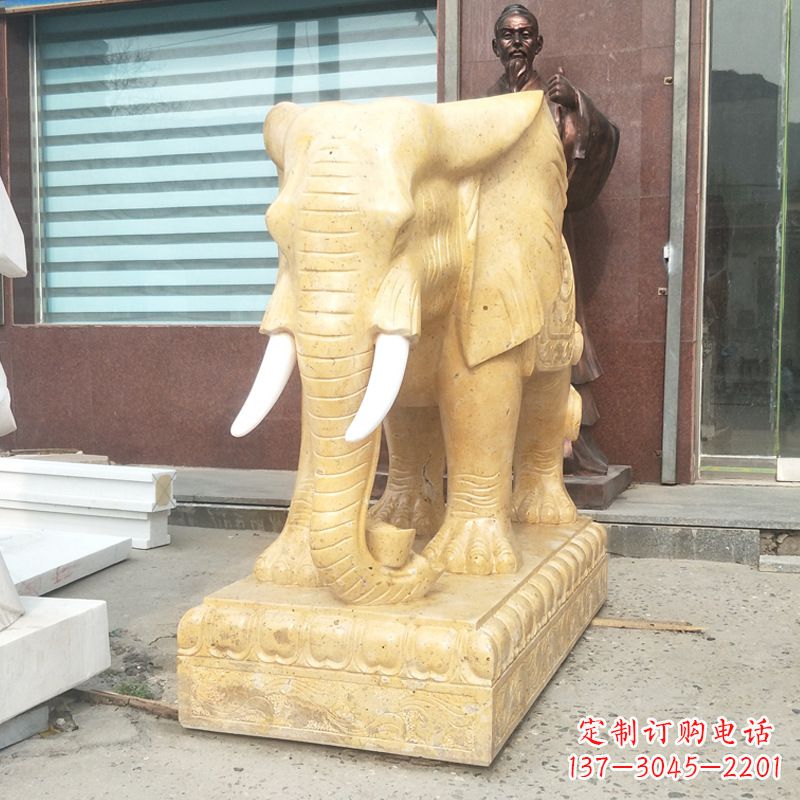 东莞大象头石雕